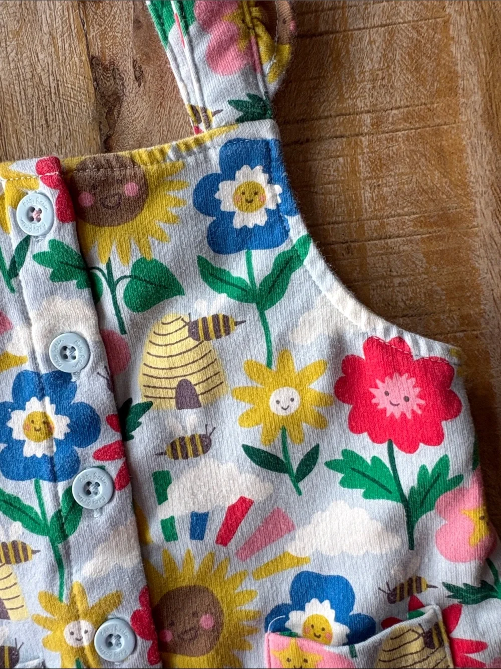 Baby Boden Colorful Baby Girl Romper 3-6m